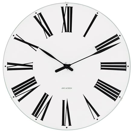 Arne Jacobsen - Roman Wall Clock 43652 - Klok - Wandklok - Ø 48 cm
