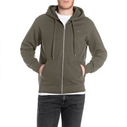 Replay Heren Sweatshirt regular fit Groen M Volwassenen
