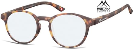 Montana Eyewear BLF52F leesbril - beeldschermbril +1.50 Bruin tortoise - Rond