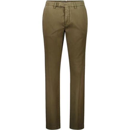 Gardeur Broek Tybalt Smooth Satine Weave Soft Touch Finest Cotton Donker Khaki / male