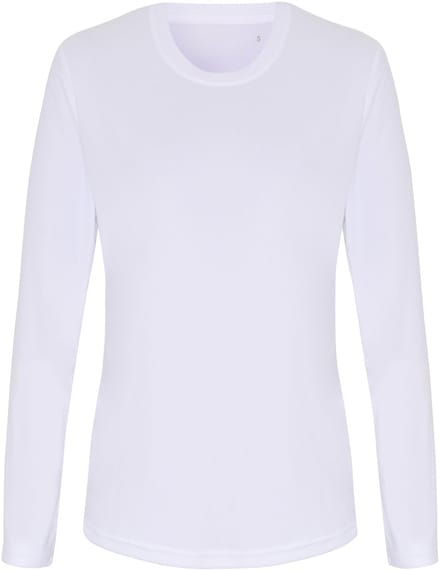 TriDri Women´s Long Sleeve Performance T-Shirt TR060 - White - M