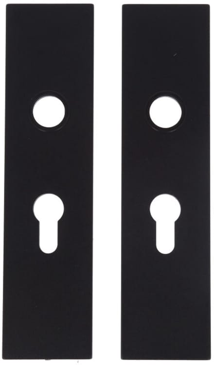Binnendeurschild Alu. Invisible Zwart Pc55
