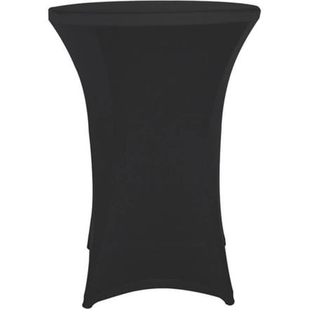 Perel Hoes voor statafel, zwart, rond, Ø 80 cm x 100 cm
