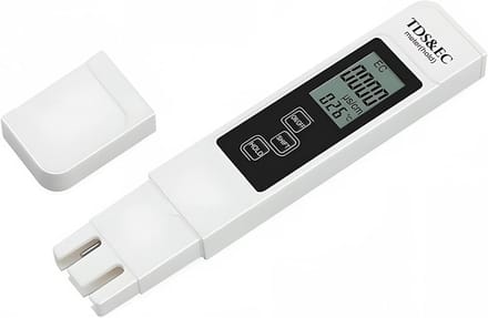 Digitale 3-in-1 Waterkwaliteit Tester: TDS, EC & Temperatuurmeter voor Aquarium, Zwembad en Drinkwater