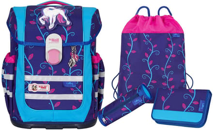 McNeill Schooltas Ergo Complete Set 4-delig Lilly Blauw Veelkleurig