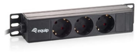 Equip 333302 energiedistributie 3 AC-uitgang(en) 1U