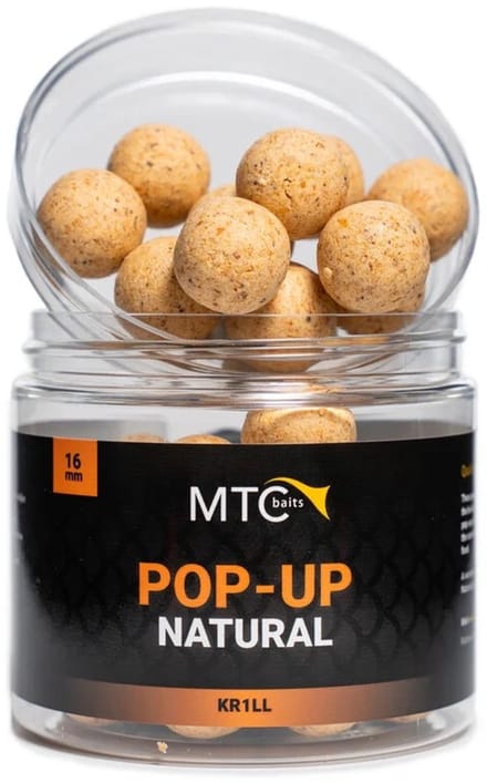 MTC Baits Triple R Garlic Pop-Up Hi-Natural - Karperaas - 16 mm