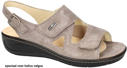 Fidelio Hallux -Dames - taupe - sandalen - maat 37