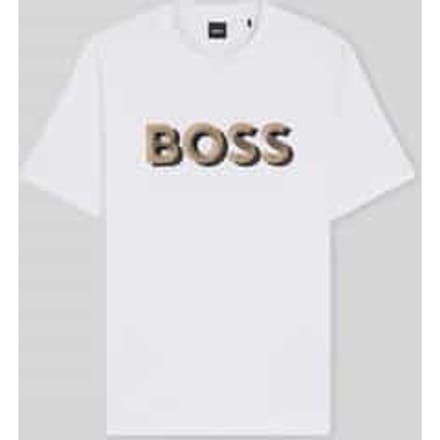 Regular fit T-shirt van gemerceriseerd katoen, model 'THOMPSON 656'