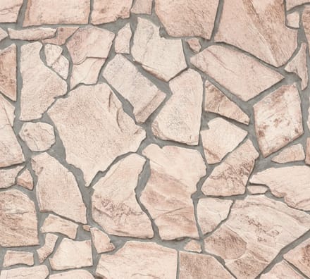 NATUURSTEEN BEHANG | industrieel - Beige Grijs Bruin - A.S. Création Elements 2