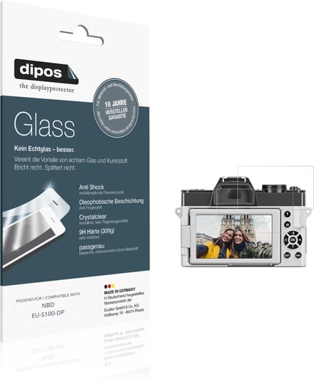 dipos – 2x Pantserfolie geschikt voor NBD EU-S100-DP | 9H Screenprotector