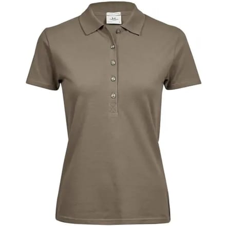 Tee Jays - Dames Luxury Stretch Polo - Clay maat L