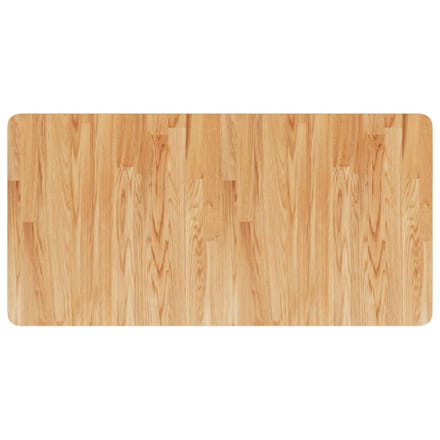 vidaXL - Wastafelblad - 100x50x2,5cm - behandeld - massief - hout - lichtbruin