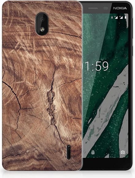Nokia 1 Plus Bumper Hoesje Tree Trunk