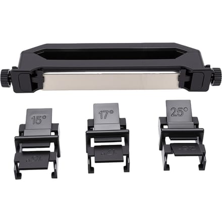 Draagbare Handheld Hoekgeleide Snijder Slijper Multifunctionele Slijpsteen Set voor Keuken Reizen 800 1000 Grit Type 2 gray
