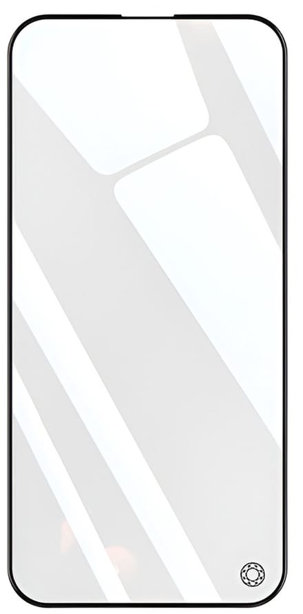 Force Case, Screenprotector geschikt voor iPhone 15 - Organic Glass 2.5D, Transparant