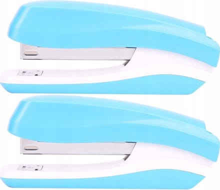 2x Deli Rio Bureau Zszywacz - 25 versnellingen, Blauw