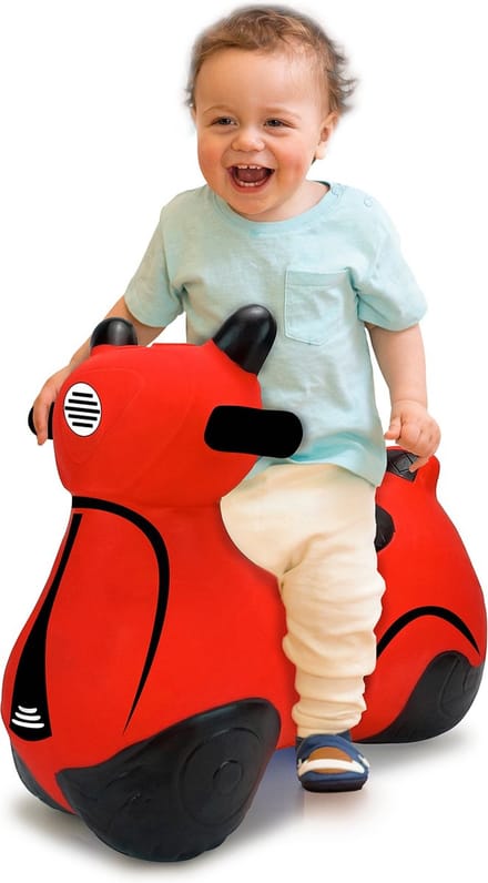 Jamara Skippybal - 460572 Skippy Scooter Rood Junior met Pomp