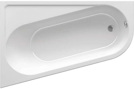 Ravak Chrome - Asymmetrisch bad 1600x1050 mm, links, wit CA51000000