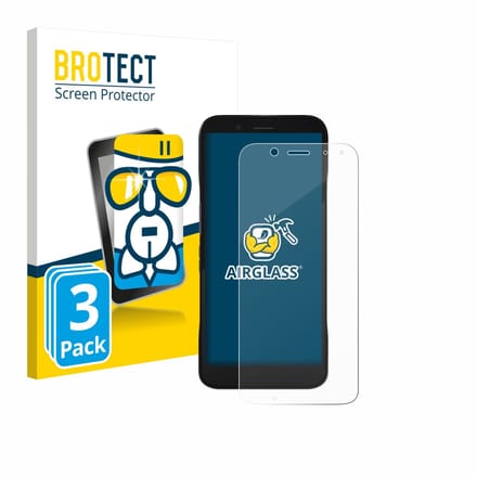 Screenprotector 3 Stuks voor Datalogic Memor 12 Beschermglas transparant
