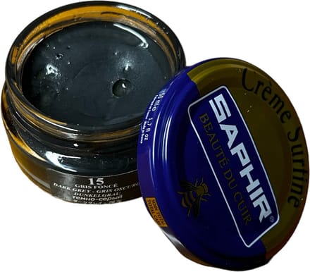 Saphir Creme Surfine (schoenpoets) Donker Grijs