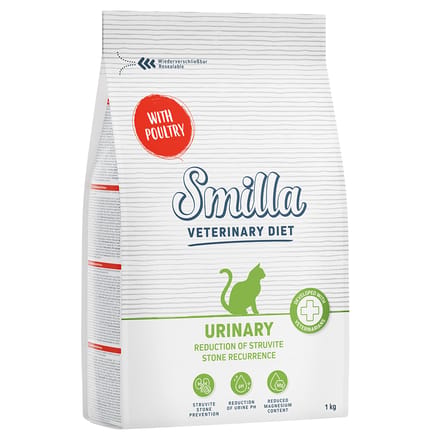 1kg Urinary met Gevogelte Smilla Veterinary Diet Kattenvoer