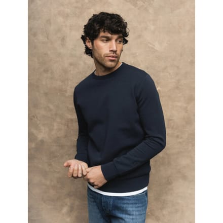Mos Mosh 510100 468 mosmosh gallery mmgabel crew neck sweat salute navy