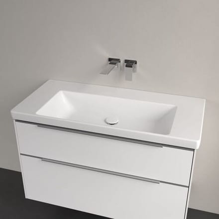 Villeroy & Boch Subway 3.0 cabinet washbasin 100 cm, without tap hole, without overflow 4A70A301