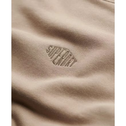 Superdry Sweatshirt met Ronde Hals en Micrologo Beige Grootte: M