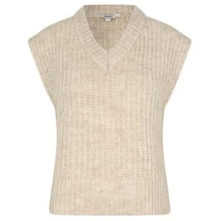 mbyM Cassandra-m vest oat melange -