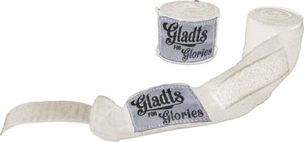 Gladts Boksbandages – Wit – 460 cm – 1 paar – Boksen, kickboksen, Muay Thai en MMA
