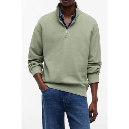 Tommy Hilfiger Relaxed Washed Waffle Knit Spring Olive Größe: S | Pullover Outlet | Herren | Grün