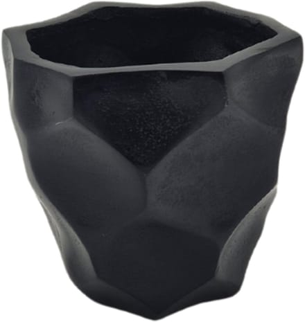 Deco4yourhome® - Pot - Vierkant - Square - Metaal - Zwart