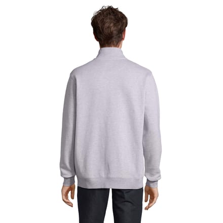 SOLS Cooper Full Zip jas voor volwassenen (Grijze Melange)