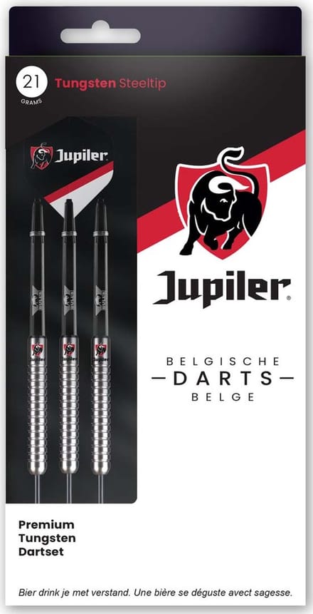 Jupiler Black & Silver 80% - Dartpijlen
