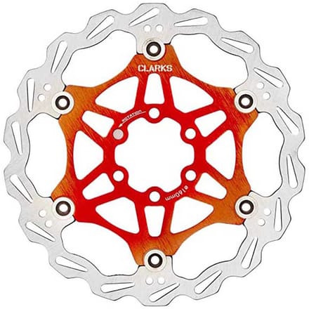 Clarks Lightweight Disc-Rotor remschijven oranje Diameter 180 mm