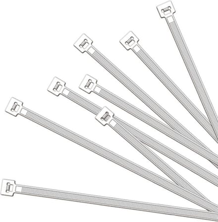 ProPlus Kabelbinderset - 200 x 3,5 mm - 100 stuks - Wit - Hoge treksterkte - Weerbestendig