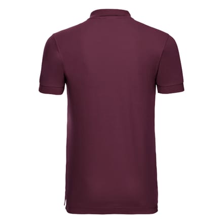 Russell Heren Stretch Poloshirt (Bourgondië)