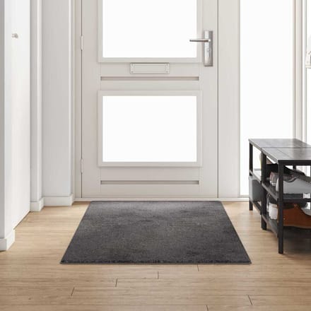 vidaXL Tapijt Loper Grijs 100 x 250 cm 100% Polypropylene Tuft