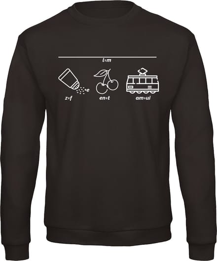 Mijn foute kersttrui - Rebus - Sweater - zwart - XL