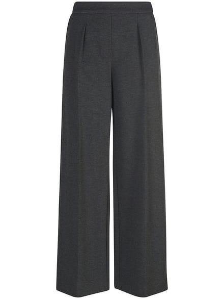Straight Fit-jersey broek Van DAY.LIKE grijs