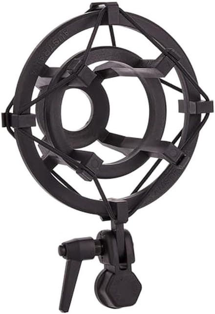 Microfoonhouder - Studiomicrofoon Spin - Opnemen Geluid - Trillingsisolatie - 21x15x10 cm - Zwart
