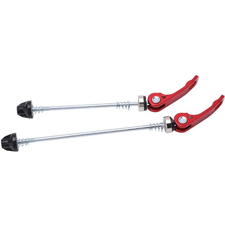 1 Paar Quick Release Fietspen Fietswielnaaf Voor- en Achterpennen FietgereedschapRood rood