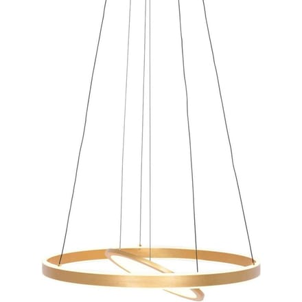 Steinhauer - hanglamp - Ringlux - goud - glas metaal - Ø 60cm - LED - 3514GO