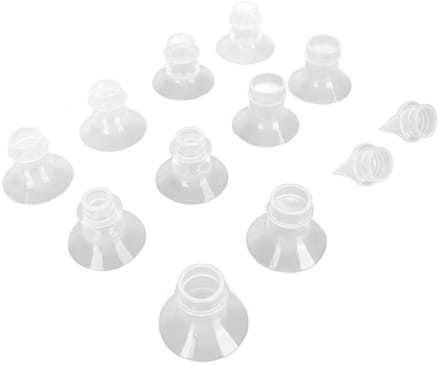 Dailygoods- Borstpomp Flens Inserts - 10 stuks - Siliconen Flens - Duckbill Ventiel - 13mm/15mm/17mm/19mm/21mm - Draagbaar - Borstkolf