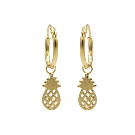 Karma Symbols oorbel M1933 Pineapple Goud