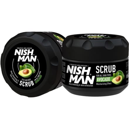 Nishman Gommage Visage et Corps Avocat Gommant Pour le Visage et le Corps 300 ml