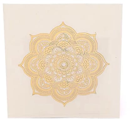Metalen sticker Mandala goud