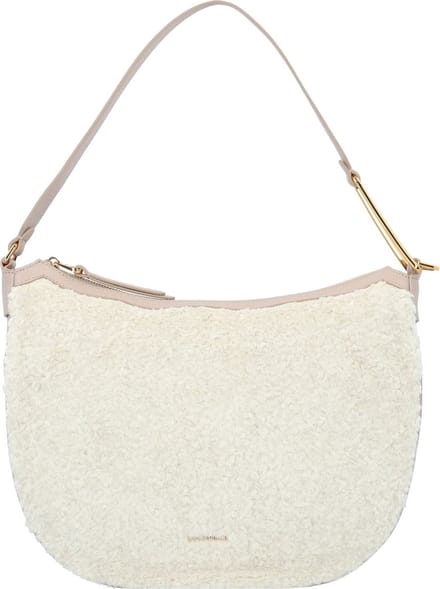 COCCINELLE Schoudertas Priscilla Astra Handbag Natural / Powder Pi. Beige