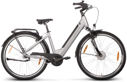 Saxonette Comfort Plus 5.0 dames ebike Nexus 7 13Ah zilver